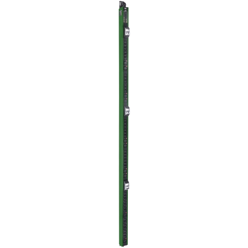 ITK BASE PDU вертикальный PV1113 45U 3 фазы 32А 38 розеток C13 + 10 розеток C19 с клеммной колодкой и кабелем 6м вилка IEC60309 (промышленная) зелёный