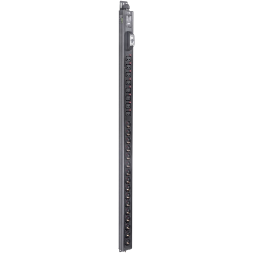 ITK BASE PDU вертикальный PV1102 30U 1 фаза 32А 16 розеток SCHUKO (немецкий стандарт) + 8 розеток C19 без кабеля с клеммной колодкой