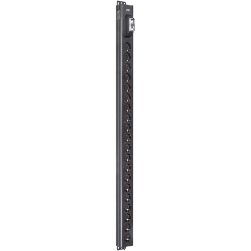 ITK BASE PDU вертикальный PV0101 25U 1 фаза 16А 20 розеток SCHUKO (немецкий стандарт) без кабеля с входным разъемом C20