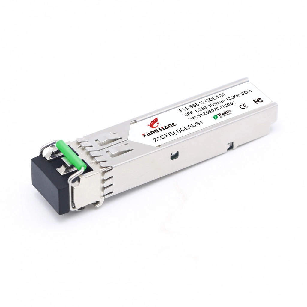 FH-S5512CDL120, 120 км SFP модуль 1.25G, 2 волокна, 1550 нм, DDM, LC