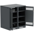ITK LINEA B Шкаф аккумуляторный (пустой) 1350х1200х950мм двустворчатая металлическая дверь черный