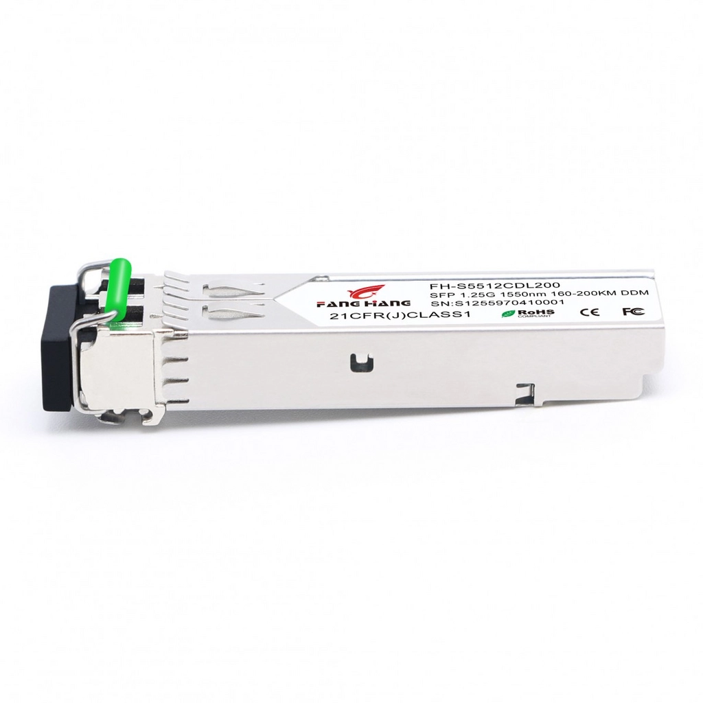 FH-S5512CDL160, 160 км SFP модуль 1.25G, 2 волокна, 1550 нм, DDM, LC
