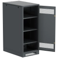 ITK LINEA B Шкаф аккумуляторный (пустой) 1450х600х950мм металлическая дверь черный