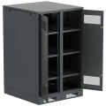 ITK LINEA B Шкаф аккумуляторный (пустой) 1450х900х950мм двустворчатая металлическая дверь черный
