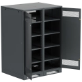 ITK LINEA B Шкаф аккумуляторный (пустой) 1700х1200х950мм двустворчатая металлическая дверь черный
