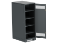 ITK LINEA B Шкаф аккумуляторный (пустой) 1700х600х950мм металлическая дверь черный