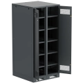 ITK LINEA B Шкаф аккумуляторный (пустой) 2000х900х950мм двустворчатая металлическая дверь черный
