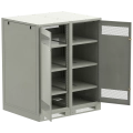 ITK LINEA B Шкаф аккумуляторный (пустой) 1450х1200х950мм двустворчатая металлическая дверь серый