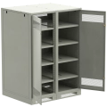 ITK LINEA B Шкаф аккумуляторный (пустой) 1700х1200х950мм двустворчатая металлическая дверь серый
