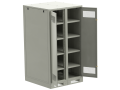 ITK LINEA B Шкаф аккумуляторный (пустой) 1700х900х950мм двустворчатая металлическая дверь серый
