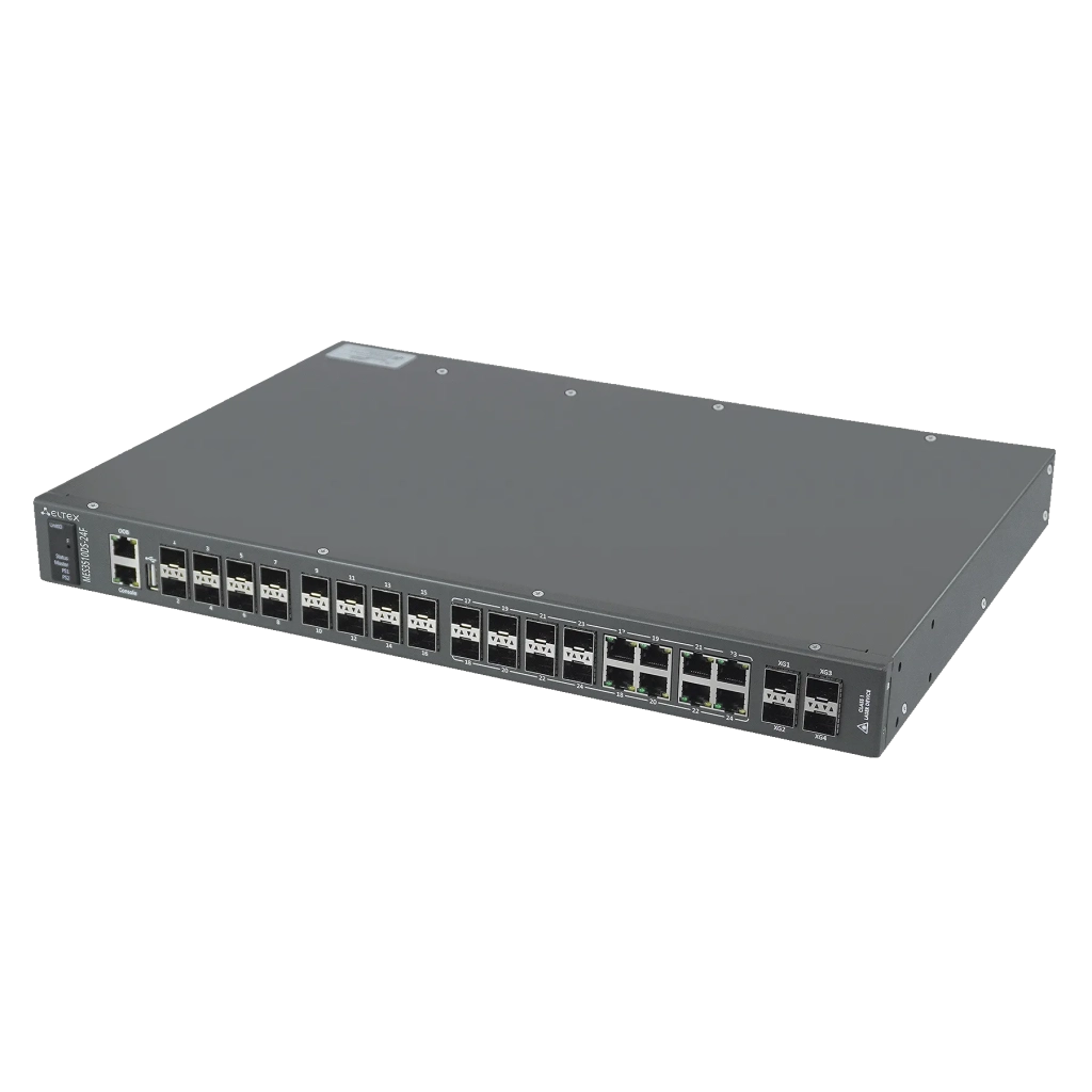 MES3510DS-24F Eltex | Промышленный коммутатор 16x1G SFP, 8x1G Комбо, 4x10G SFP+, OOB