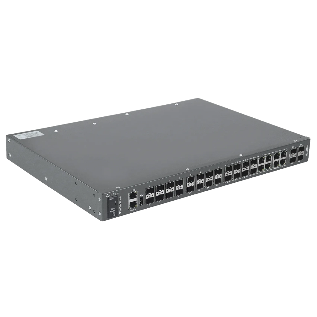 MES3510DS-24F Eltex | Промышленный коммутатор 16x1G SFP, 8x1G Комбо, 4x10G SFP+, OOB
