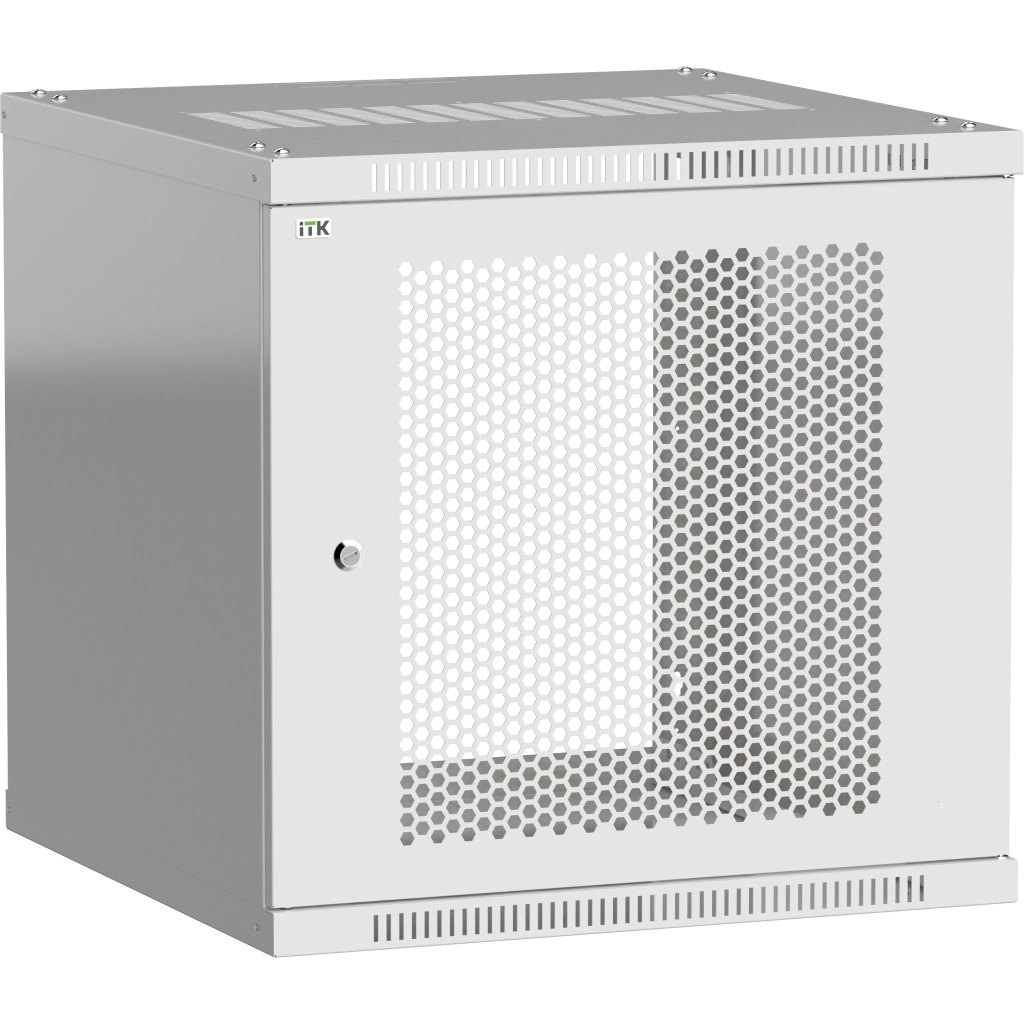 ITK Шкаф LINEA WE 18U 600x650мм дверь перфорированная серый