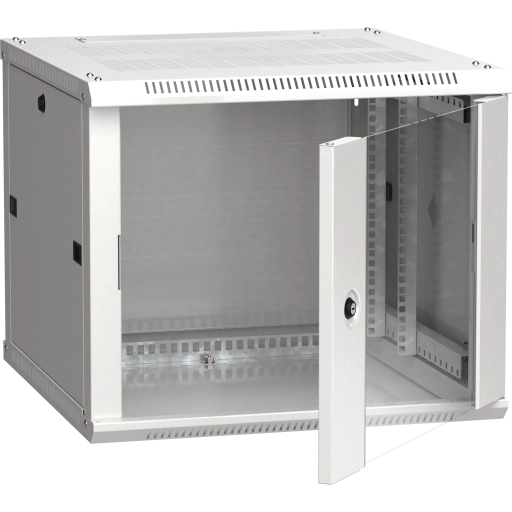 ITK Шкаф LINEA W 6U 600х600мм дверь стекло серый RAL7035