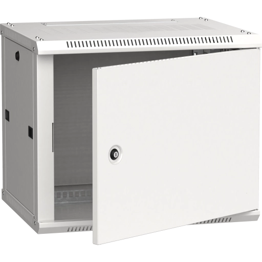 ITK Шкаф LINEA W 9U 600х450мм дверь металл серый RAL7035