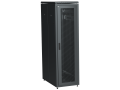 ITK LINEA N Шкаф сетевой 19" 42U 600х1000мм перфорированная передняя дверь черный