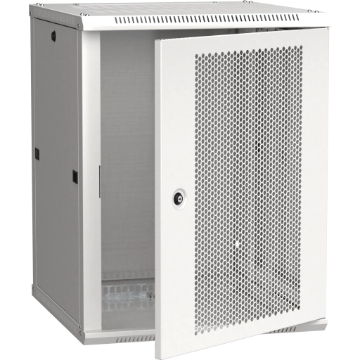 ITK Шкаф LINEA W 12U 600х600мм дверь перфорированная серый RAL7035