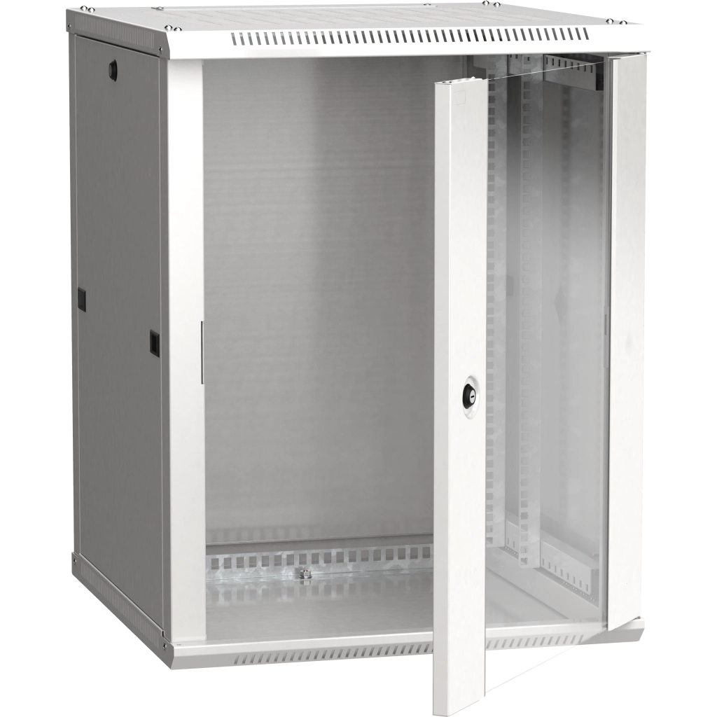 ITK Шкаф LINEA W 15U 600х600мм дверь стекло серый RAL7035