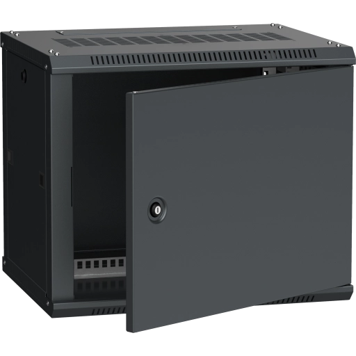 ITK Шкаф LINEA W 6U 600х450мм дверь металл черный RAL9005