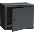 ITK Шкаф LINEA W 6U 600х450мм дверь металл черный RAL9005
