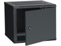ITK Шкаф LINEA W 9U 600х600мм дверь металл черный RAL9005