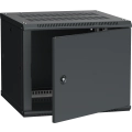 ITK Шкаф LINEA W 9U 600х600мм дверь металл черный RAL9005