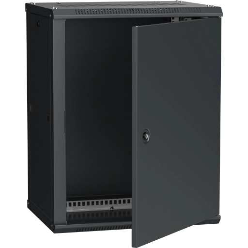 ITK Шкаф LINEA W 12U 600х450мм дверь металл черный RAL9005