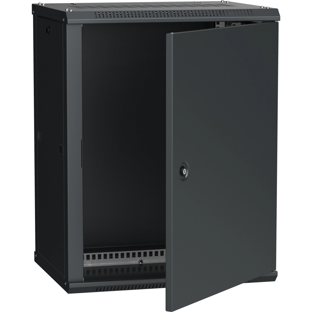 ITK Шкаф LINEA W 12U 600х450мм дверь металл черный RAL9005