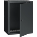 ITK Шкаф LINEA W 12U 600х450мм дверь металл черный RAL9005