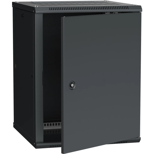 ITK Шкаф LINEA W 12U 600х600мм дверь металл черный RAL9005