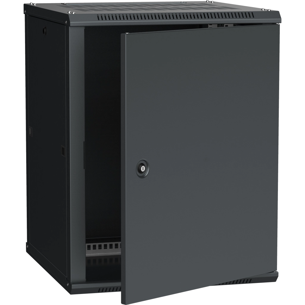 ITK Шкаф LINEA W 12U 600х600мм дверь металл черный RAL9005