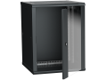 ITK Шкаф LINEA W 18U 600х600мм дверь стекло черный RAL9005
