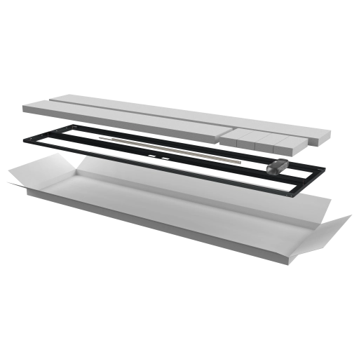 ITK Дверь перфорированная двустворчатая для шкафа LINEA N 42U 600мм черная