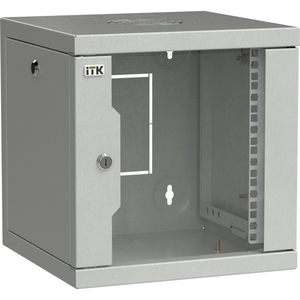 ITK LINEA WS Шкаф 10" 6U 320x310мм дверь обзорная со стеклом серый