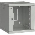 ITK LINEA WS Шкаф 10" 9U 320х310мм дверь обзорная со стеклом серый