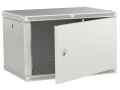 ITK LINEA W Шкаф настенный 6U 600х450мм дверь металл серый 2.0