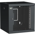 ITK LINEA WS Шкаф 10" 9U 320х310мм дверь обзорная со стеклом черный