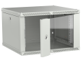 ITK LINEA W Шкаф настенный 6U 600х600мм дверь стекло серый 2.0