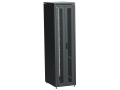 ITK LINEA N Шкаф сетевой 19" 47U 600х800мм двери передняя перфорированная задняя двустворчатая перфорированная черный