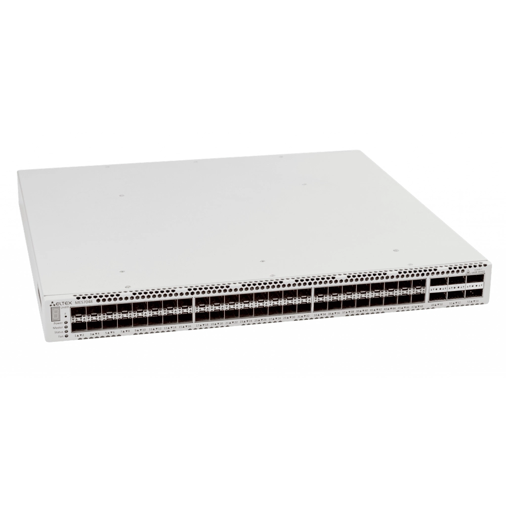 MES7048 Eltex | Коммутатор 48 портов SFP+, 6 портов QSFP+