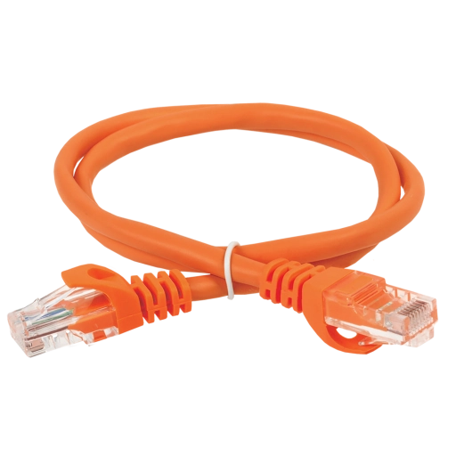 ITK Коммутационный шнур (патч-корд) кат.5E UTP LSZH 15м оранжевый