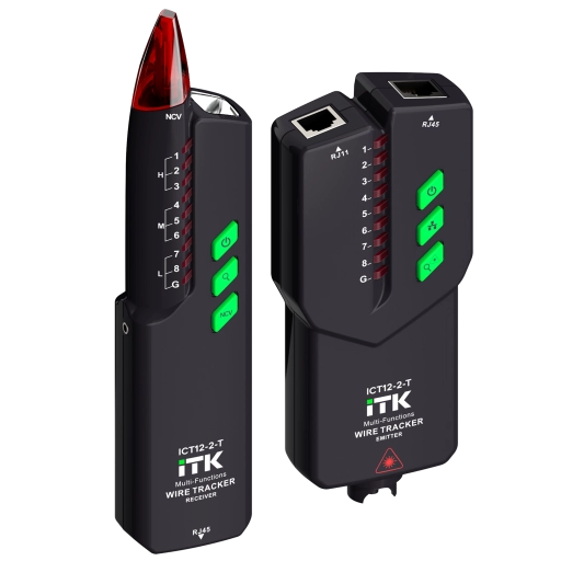 ITK Тестер для LAN-кабеля многофункциональный (RJ45 RJ11 VFL)