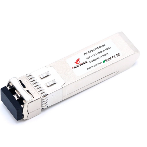 FH-SP551TCDL80, 80 км SFP+ 10G модуль, 2 волокна,1550 nm, LC, DDM