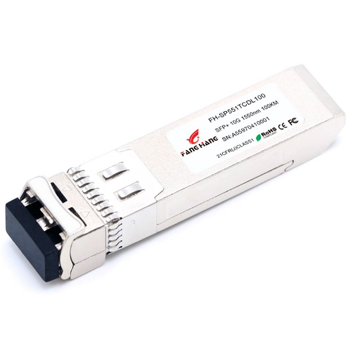 FH-SP551TCDL100, 100 км SFP+ 10G модуль, 2 волокна,1550 nm, LC, DDM
