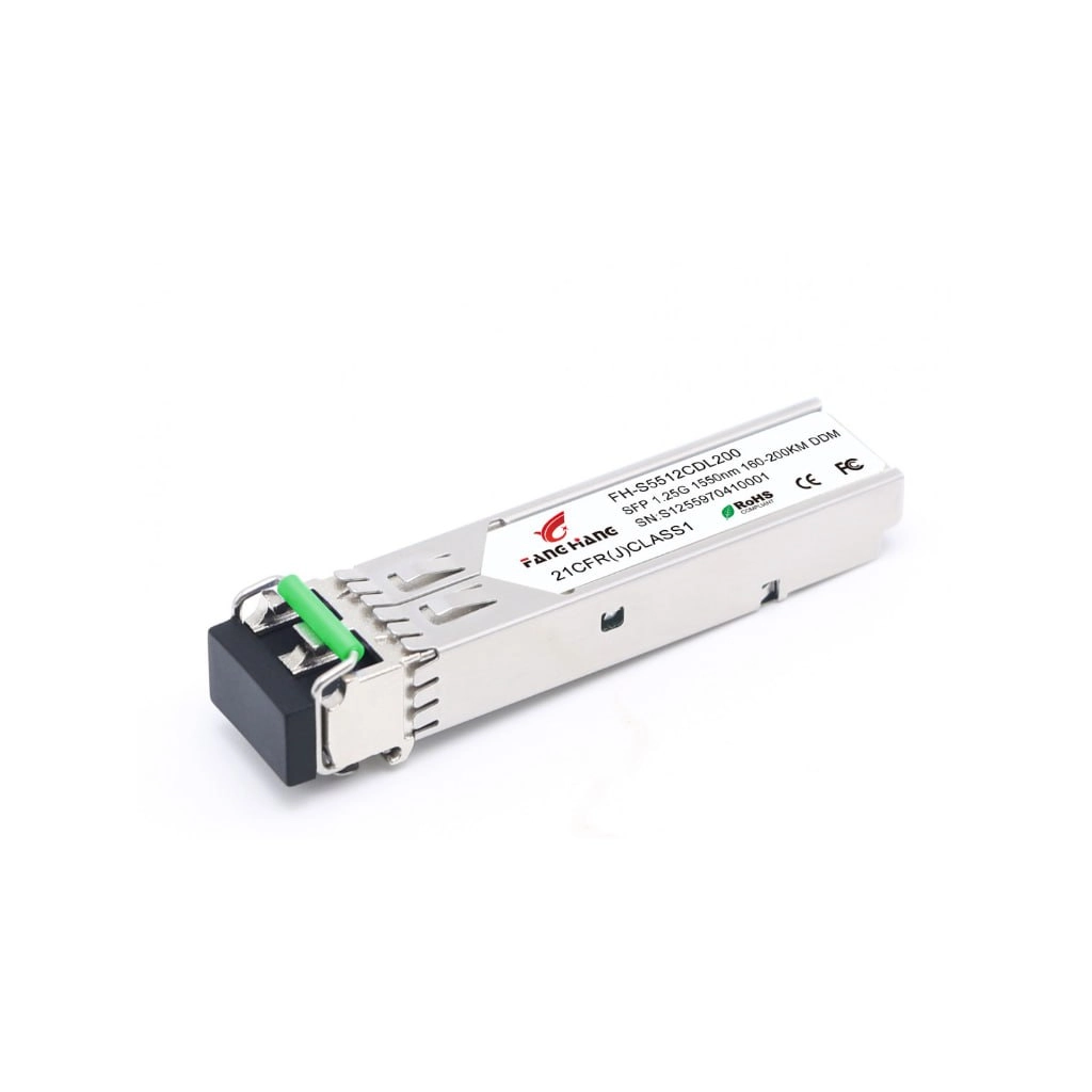 FH-S5512CDL200, 200 км SFP модуль 1.25G, 2 волокна, 1550 нм, DDM, LC