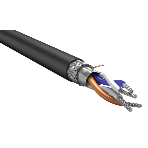 ITK Кабель интерфейсный RS-485 2х2х0,78 нг(А)-HF черный (200м)