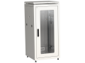 ITK LINEA N Шкаф сетевой 19" 24U 600х600мм стеклянная передняя дверь серый