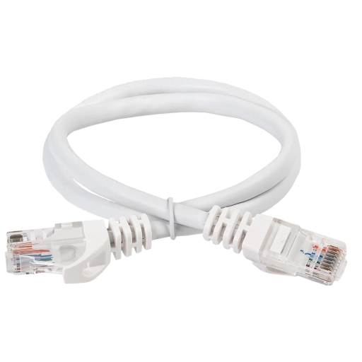ITK Коммутационный шнур (патч-корд) кат.6 UTP PVC 3м белый