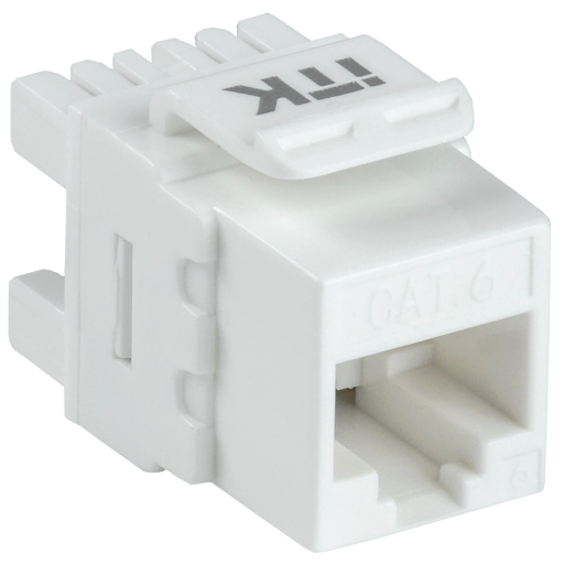 ITK Модуль Keystone Jack кат.6 UTP 110 IDC 180град