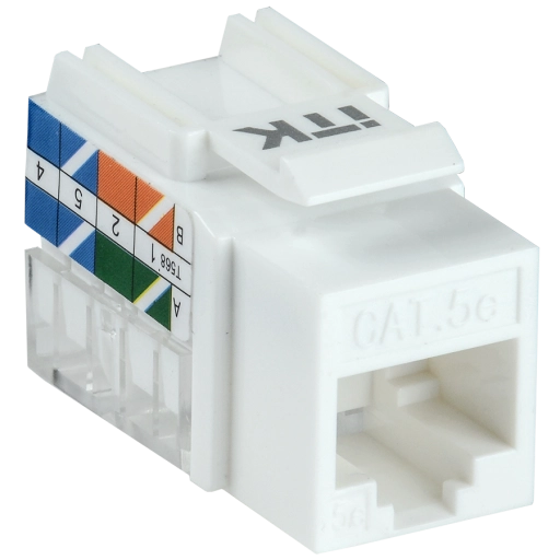ITK Модуль Keystone Jack кат.5E UTP 110 IDC 90град